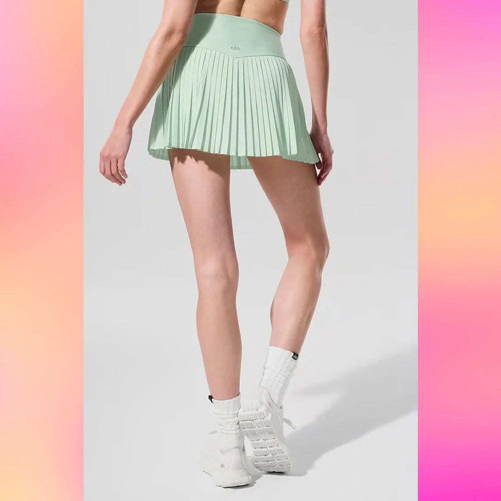 Alo Yoga Grand Slam Tennis Skirt Spearmint XXS